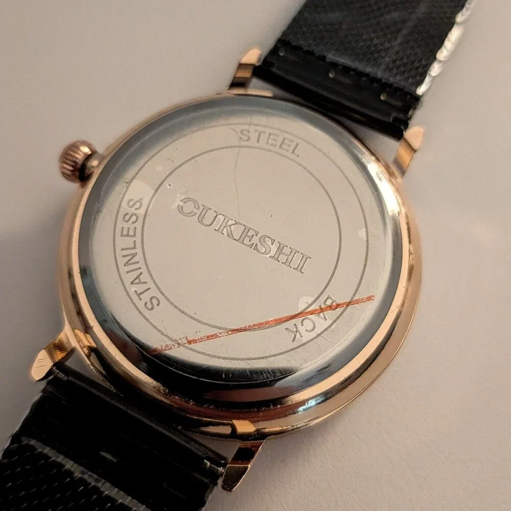 UNIQUE Oukeshi Moon & Stars Pointer Stainless Steel Luxury Watch